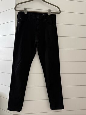 AG Adriano Goldschmied Black The Farrah Skinny Jeans